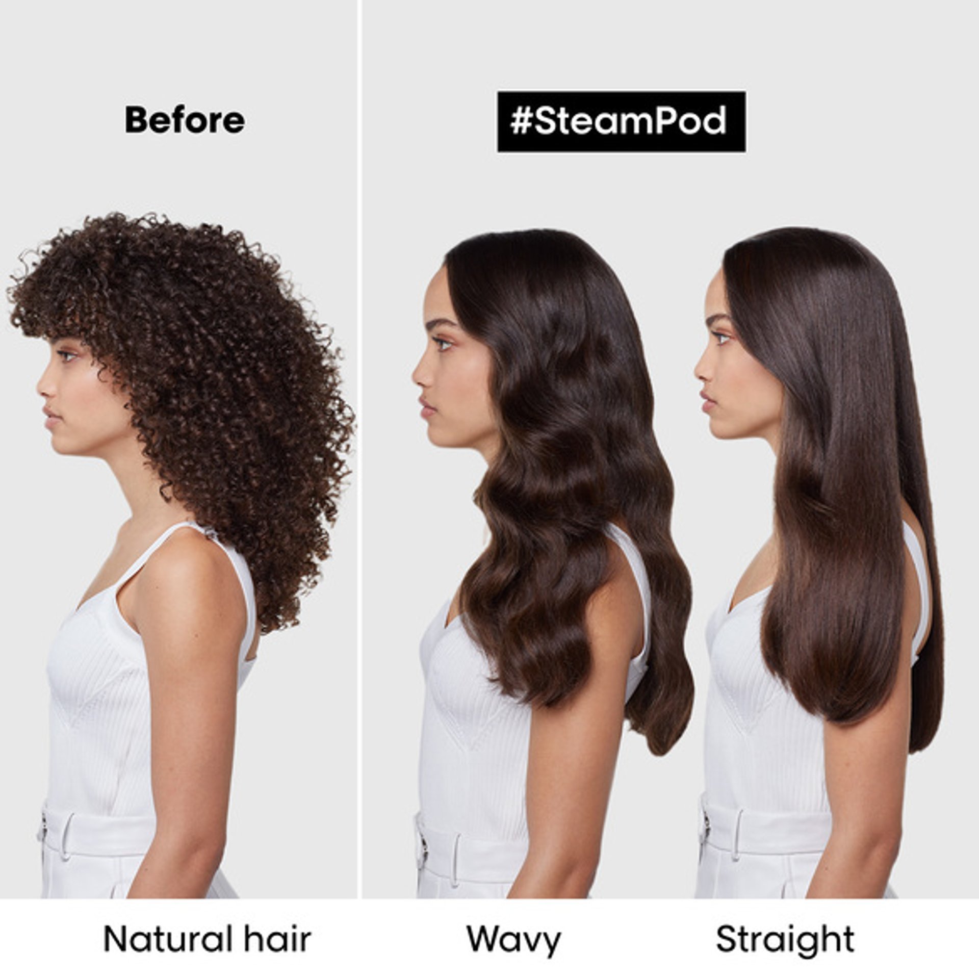SteamPod 4 the professional steam styler by L'Oréal Professionnel.