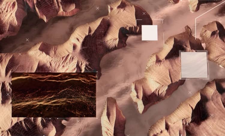 Abstract video drawing a parallel between new hair color trends and the natural shades found in landscapes and elements
